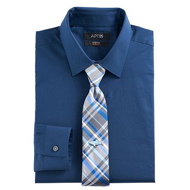 Men's Apt. 9 Slim-Fit Premier Flex Collar Stretch Dress Shirt