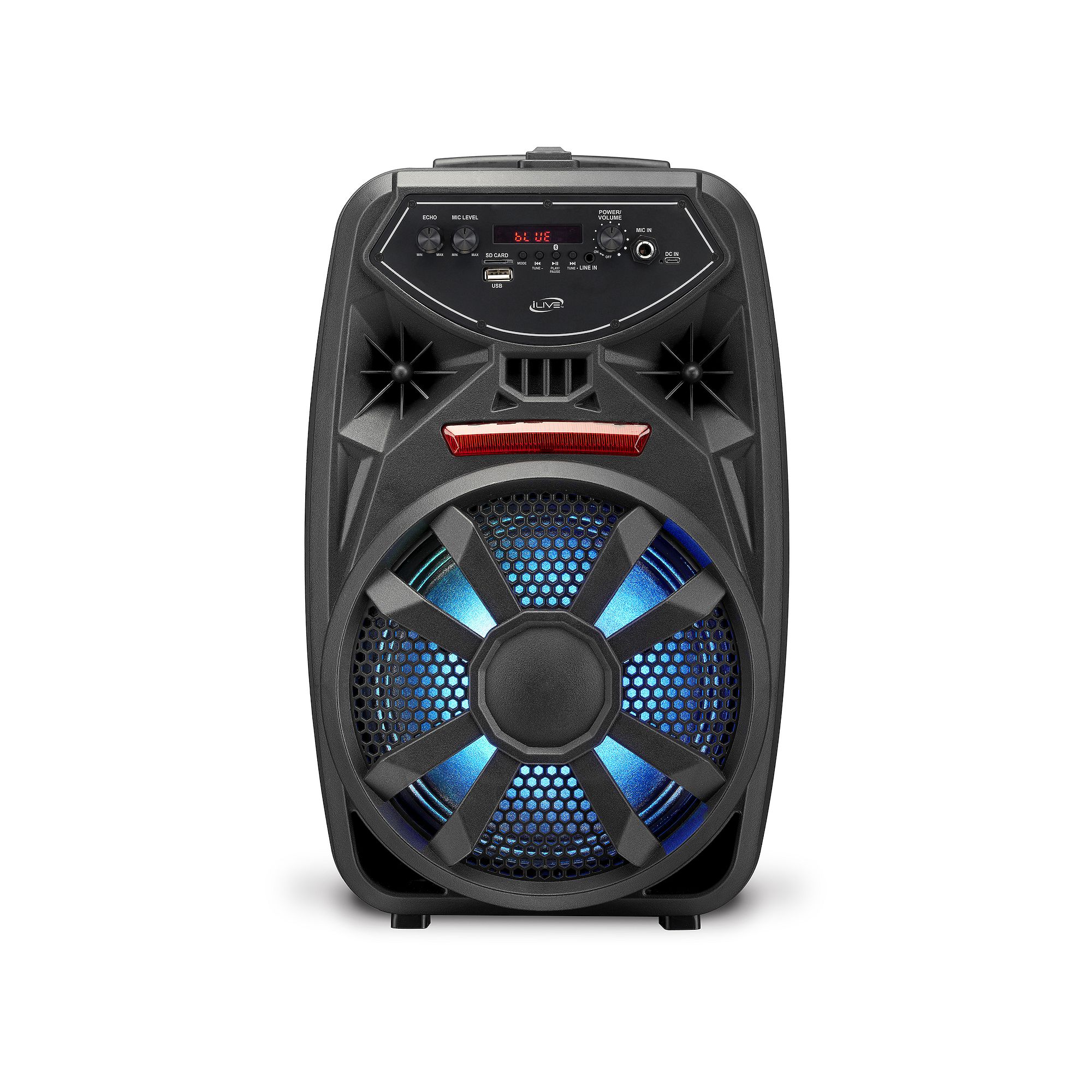 iLive Wireless Tailgate Party Speaker, Black
