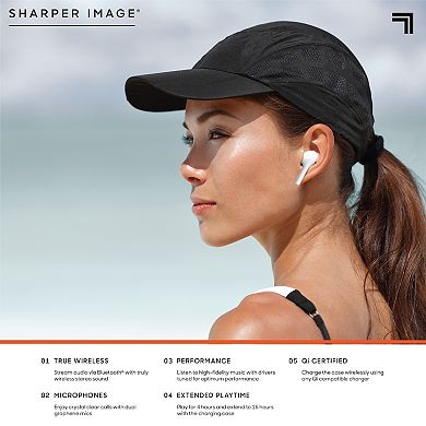 Sharper Image True Wireless Earbuds