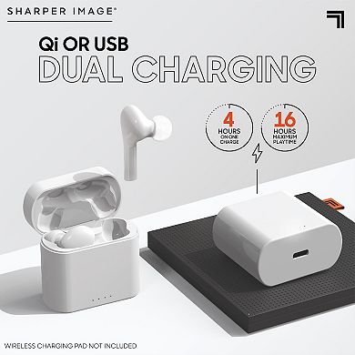 Sharper Image True Wireless Earbuds