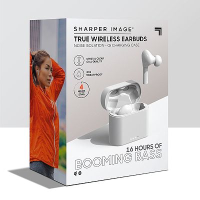 Sharper Image Soundhaven Wireless Earbuds