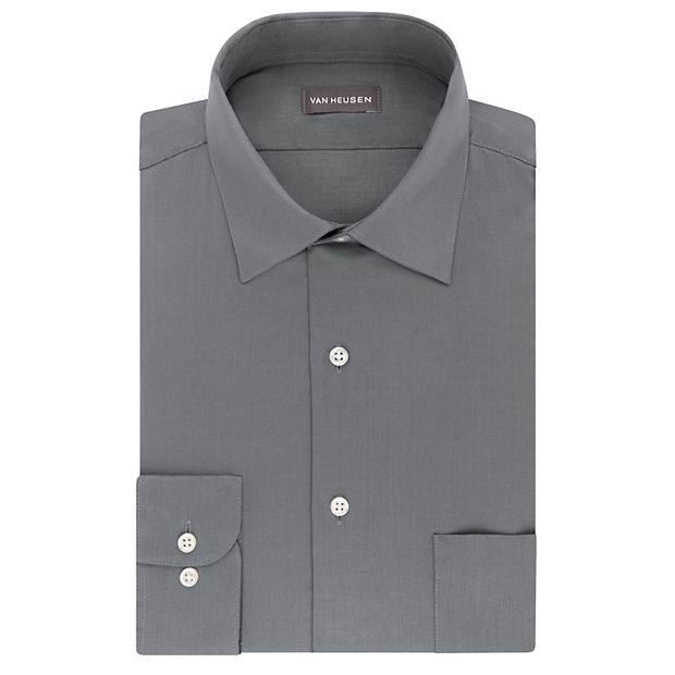 Men's Van Heusen Regular-Fit Lux Sateen Stretch Dress Shirt