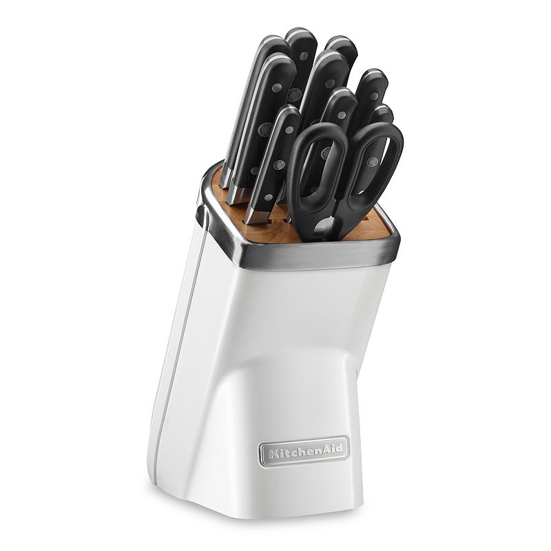 UPC 883049379265 product image for KitchenAid® 11-pc. Triple Rivet Cutlery Set, White | upcitemdb.com