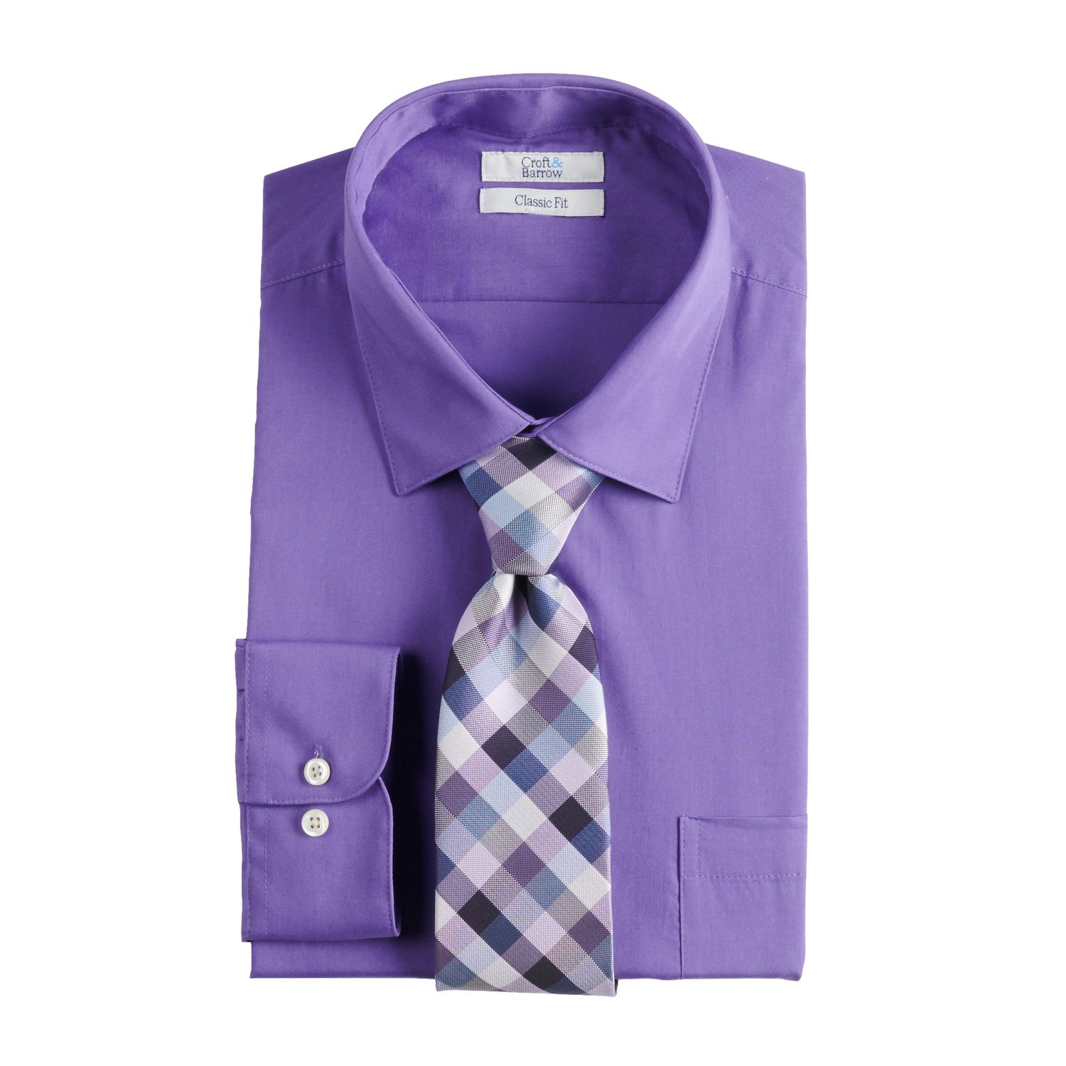 big mens purple dress shirt