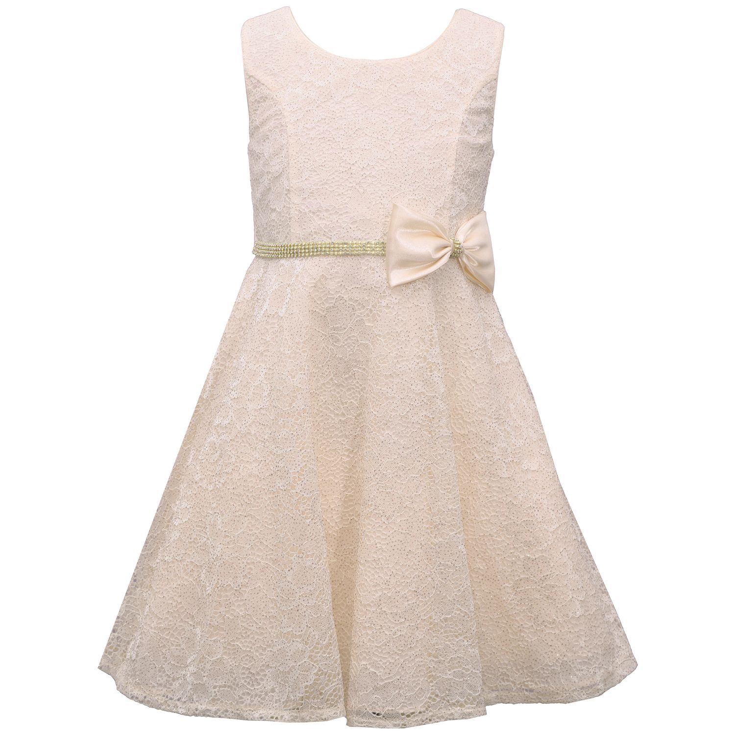 kohls girls white dresses