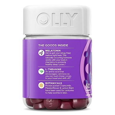 OLLY Sleep Gummy Vitamins - Blackberry Zen