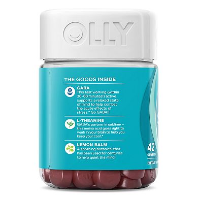 OLLY Goodbye Stress Gummy Vitamins - Berry Verbena