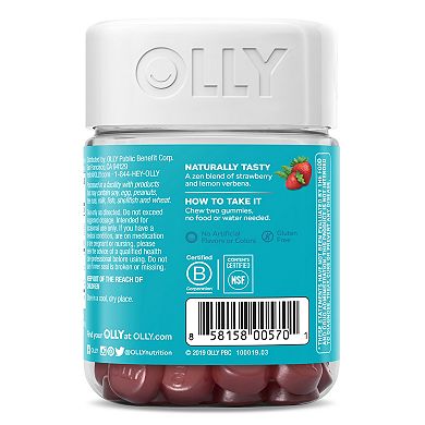 OLLY Goodbye Stress Gummy Vitamins - Berry Verbena