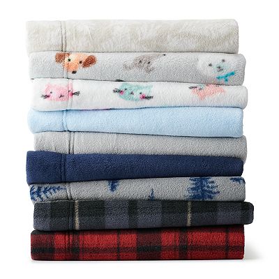 Cuddl Duds Fleece Sheet Set top - FULL