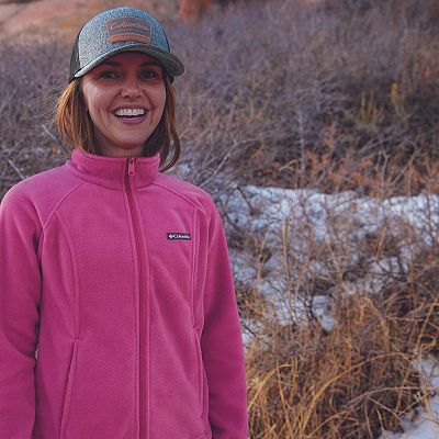 Columbia pink fleece jacket best sale