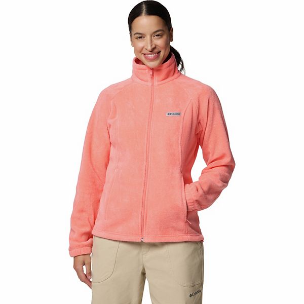 Women's Columbia Benton Springs Zip-Front Fleece Jacket - Alpenglow (LARGE)