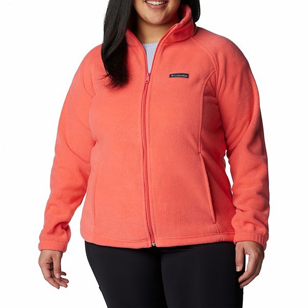 Plus Size Columbia Benton Springs Full-Zip Fleece Jacket - Juicy (1X)