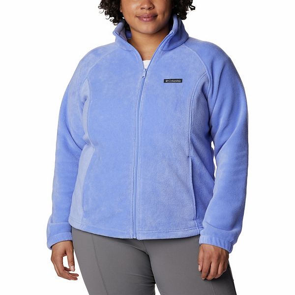 Plus Size Columbia Benton Springs Full-Zip Fleece Jacket - Serenity (3X)