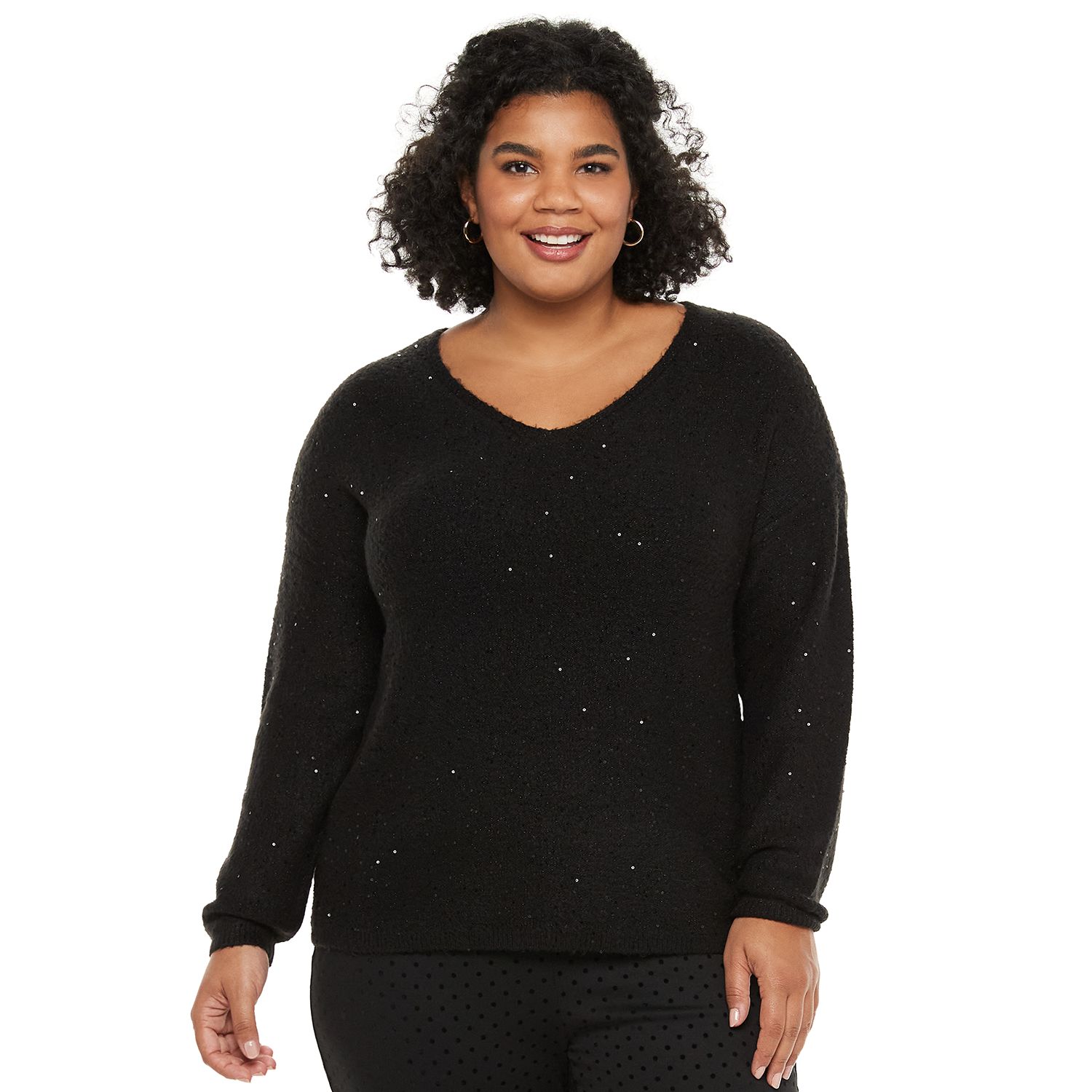 kohls womens plus size sweaters