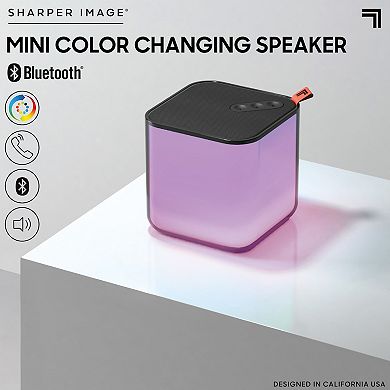 Sharper Image Mini Color Changing Speaker