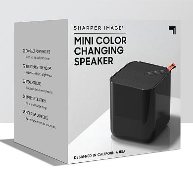 Sharper Image Mini Color Changing Speaker
