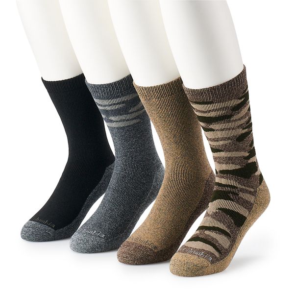 Men's Columbia Camo Crew Sock 4pack