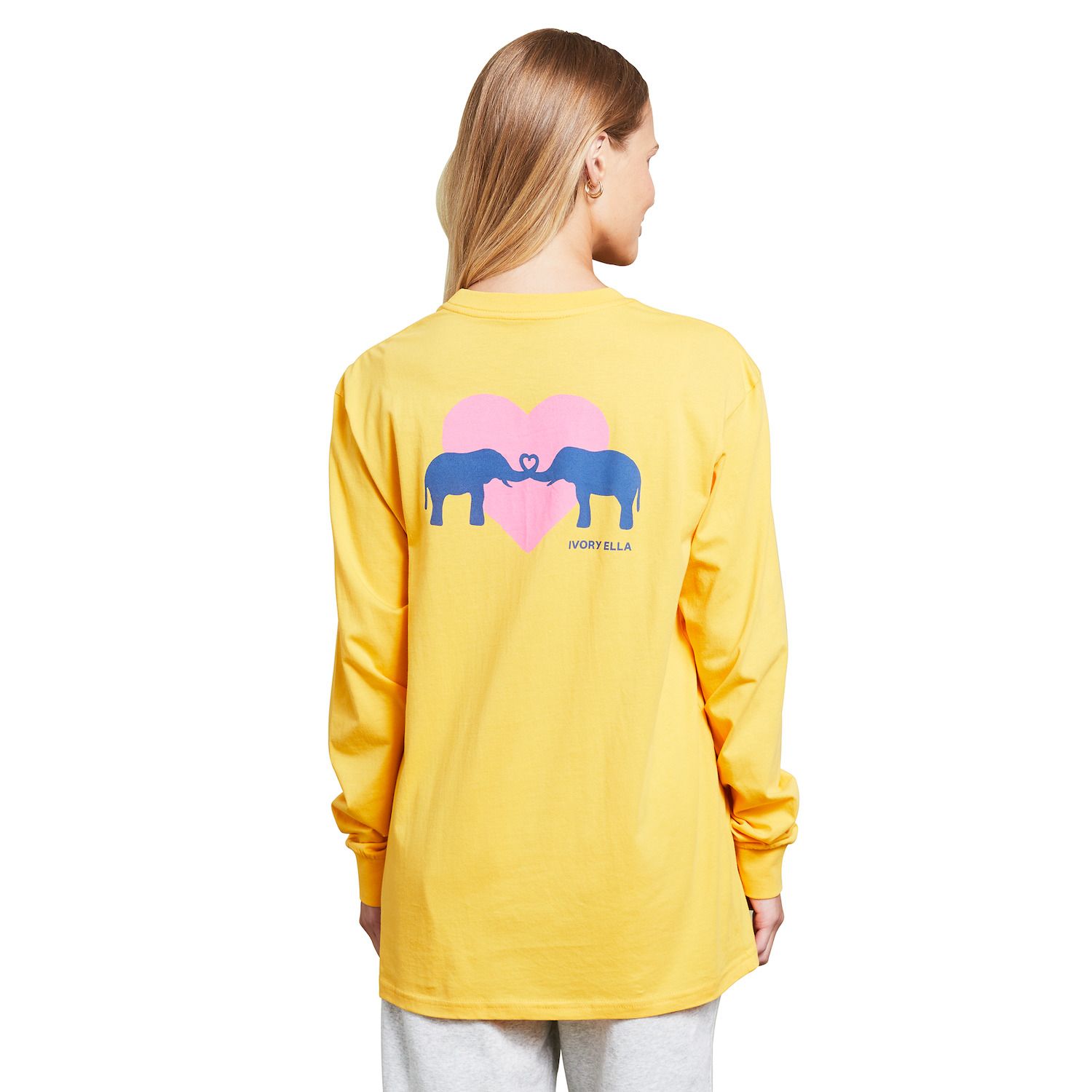 ivory ella long sleeve pullover sweatshirts