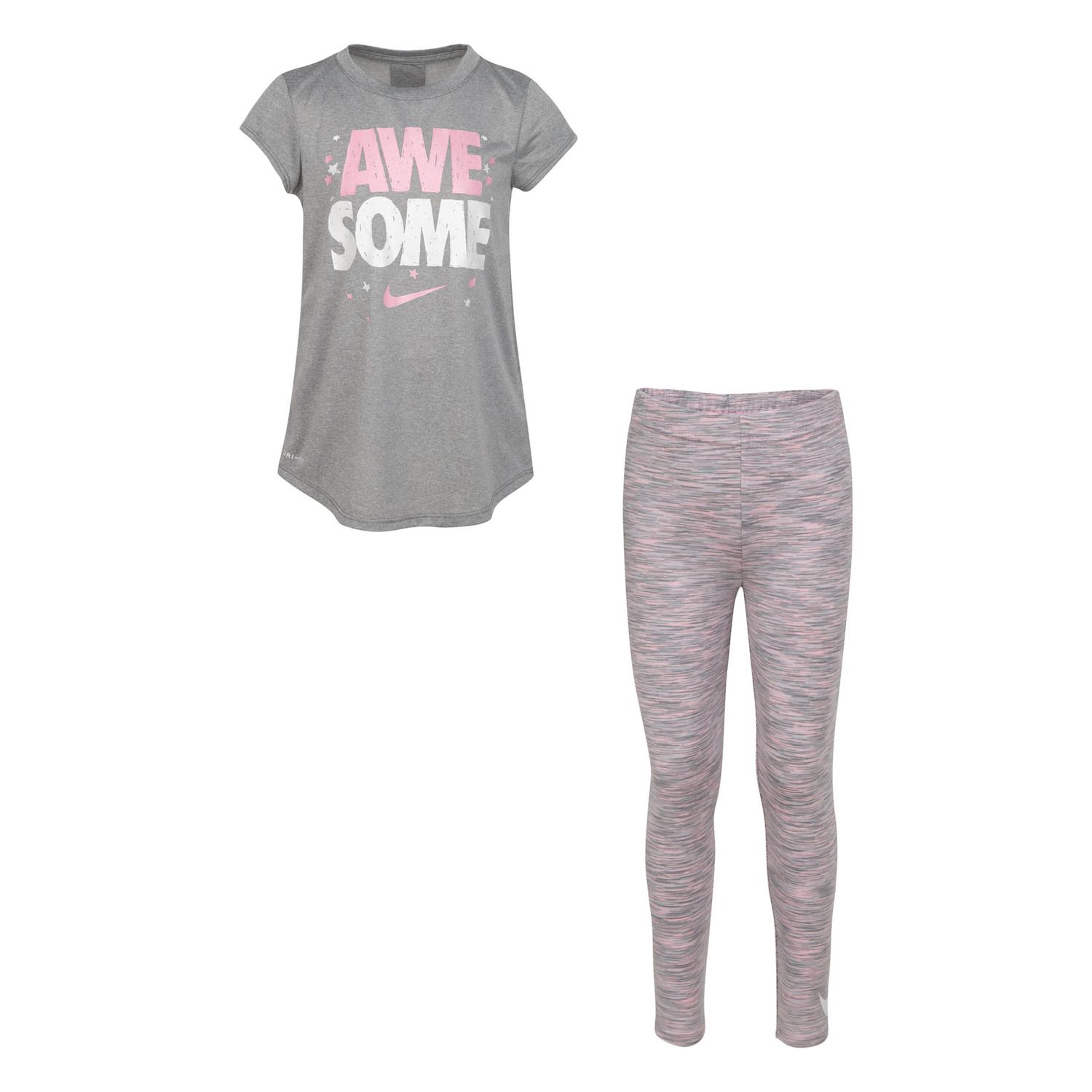 girls nike leggings set