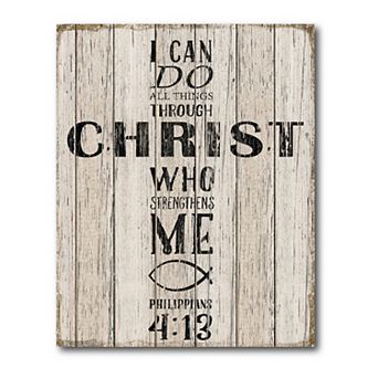 COURTSIDE MARKET I Can Do All Things Gallery Canvas Wall Art