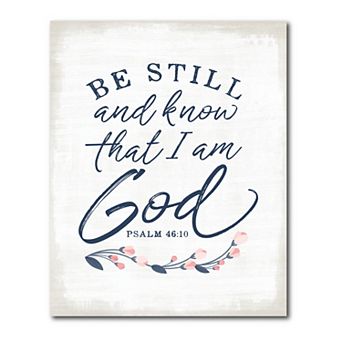 COURTSIDE MARKET Be Still Gallery Canvas Wall Art