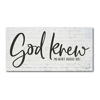 COURTSIDE MARKET God Knows Gallery Canvas Wall Art