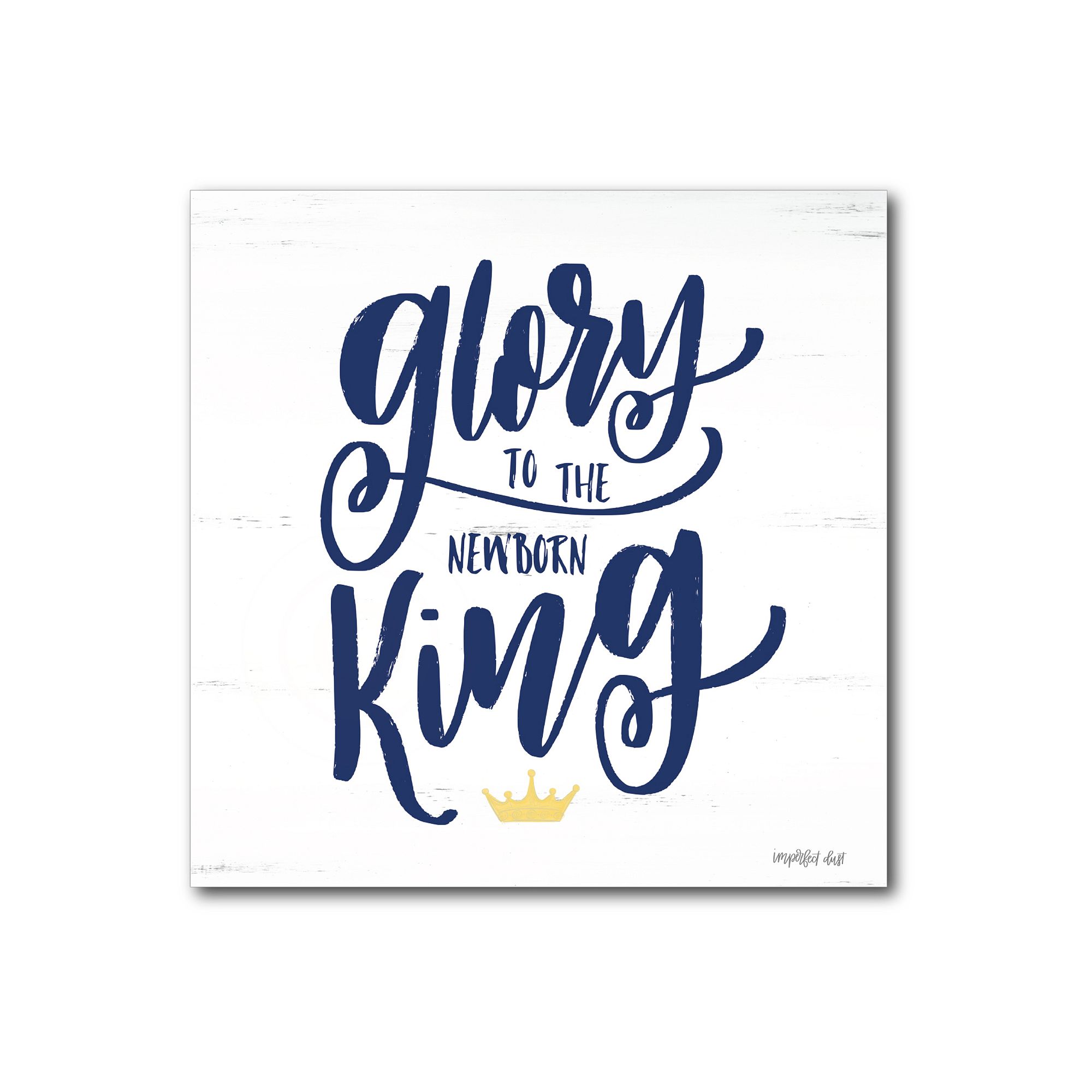 COURTSIDE MARKET Glory To The Newborn King Canvas, Multi Color