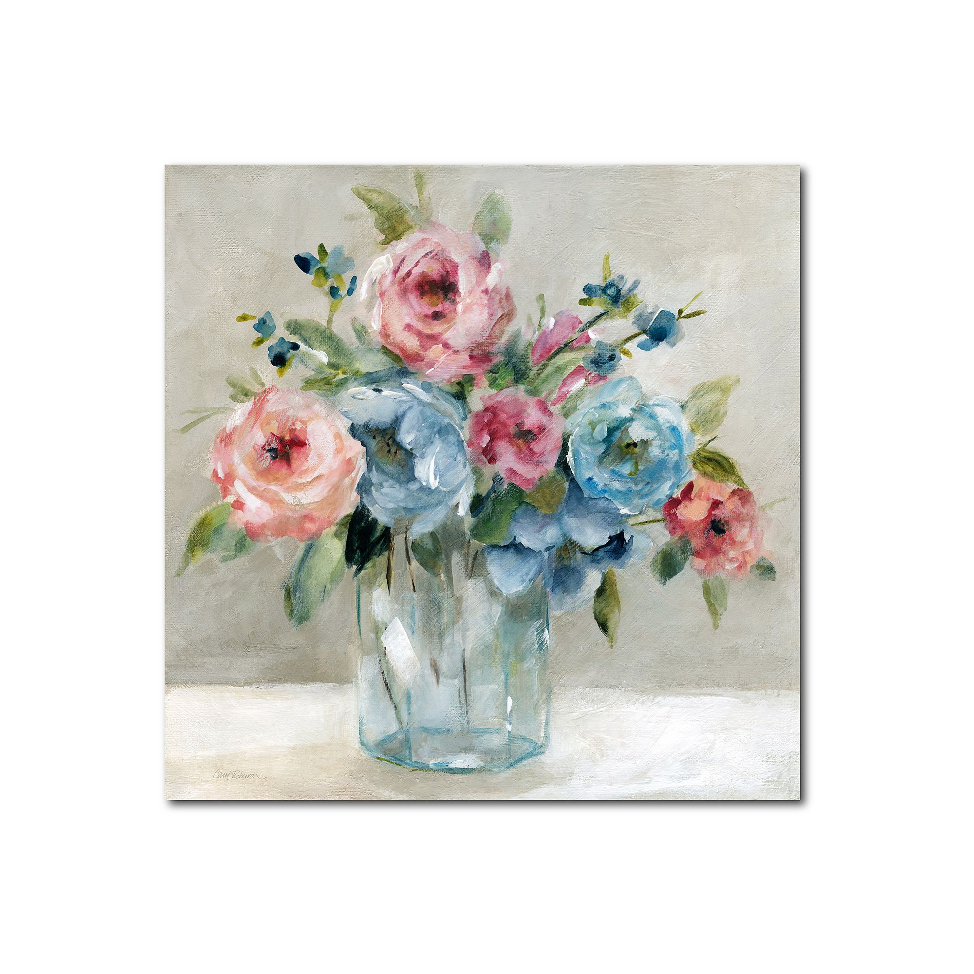 COURTSIDE MARKET Blissful Blossoms Gallery Canvas Wall Art, Multi Color