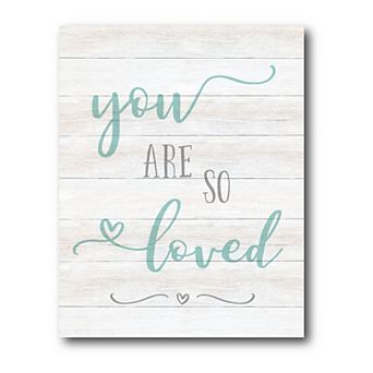 COURTSIDE MARKET So Loved Gallery Canvas Wall Art