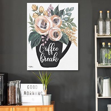 Courtside Market Coffee Break Gallery Canvas Wall Art