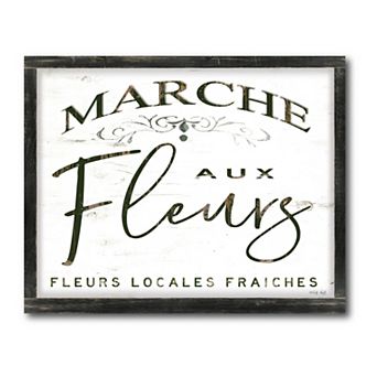 COURTSIDE MARKET French Flower Shop I Canvas