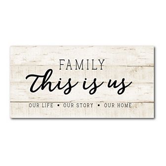 COURTSIDE MARKET This Is Us Gallery Canvas Wall Art