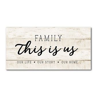 COURTSIDE MARKET This Is Us Gallery Canvas Wall Art