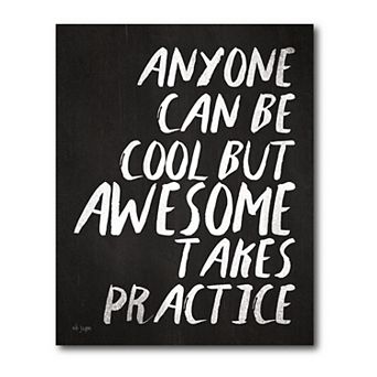 COURTSIDE MARKET Awesome Takes Practice Gallery Canvas Wall Art