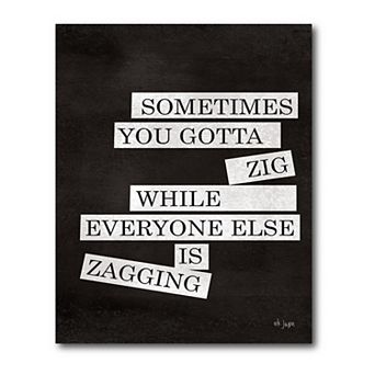 COURTSIDE MARKET Zig & Zag Gallery Canvas Wall Art