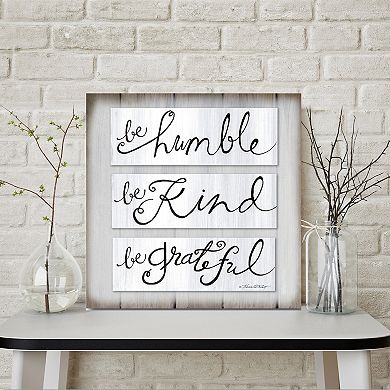 Be Humble, Be Kind Canvas