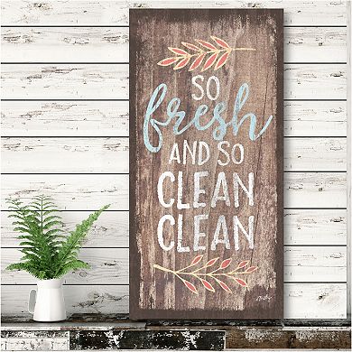 Courtside Market So Fresh And So Clean Canvas