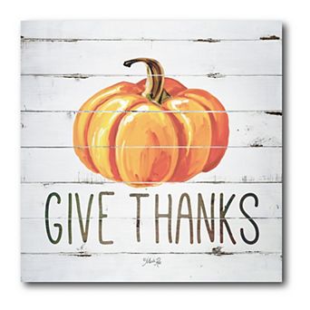COURTSIDE MARKET Give Thanks Gallery Canvas Wall Art