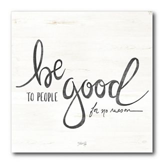 COURTSIDE MARKET Be Good Gallery Canvas Wall Art