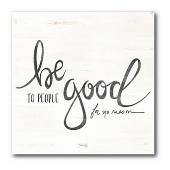 COURTSIDE MARKET Be Good Gallery Canvas Wall Art