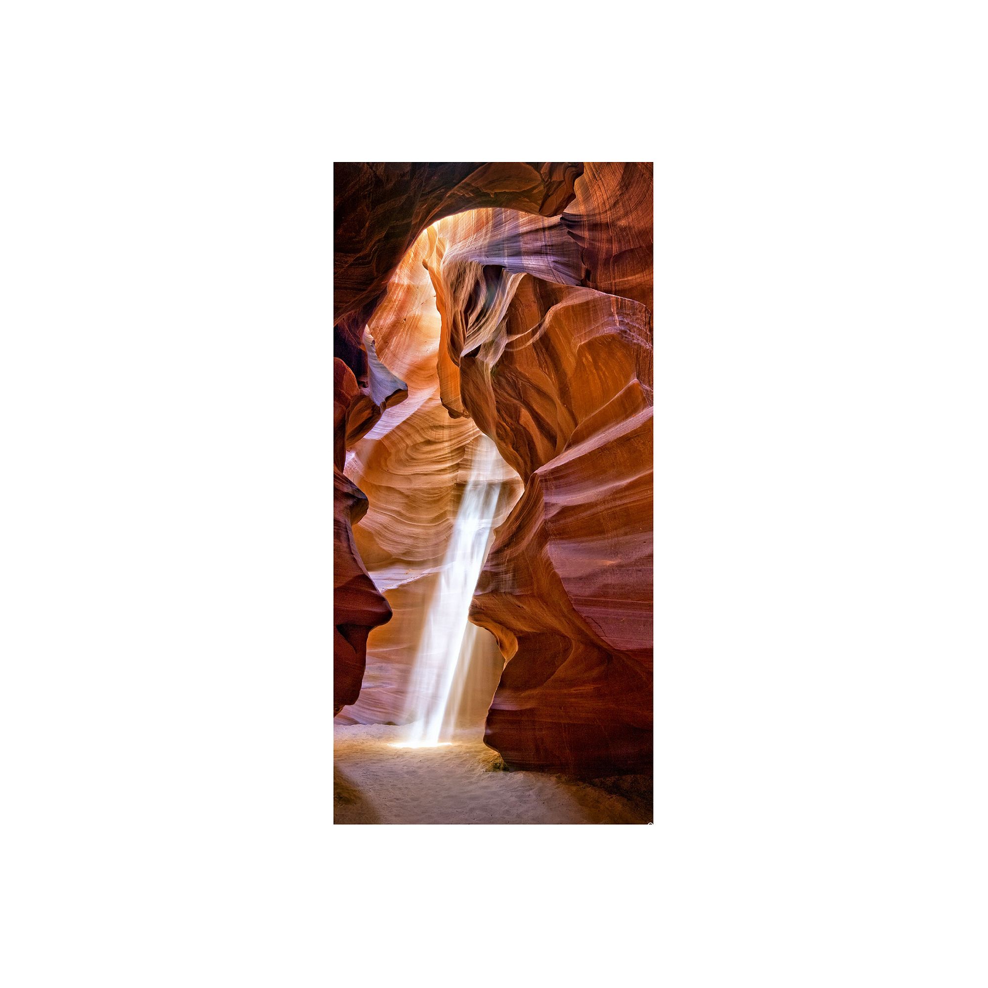 COURTSIDE MARKET Sun Shining Through Canyon Mural, Multi Color