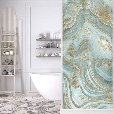 Courtside Market Light Blue Agate Wall Decal Mural