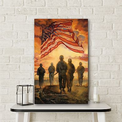 Courtside Market America's Heroes Gallery-Wrapped Canvas