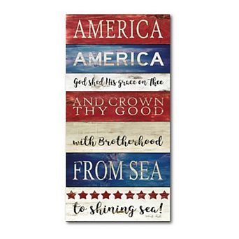 COURTSIDE MARKET America The Beautiful Gallery-Wrapped Canvas