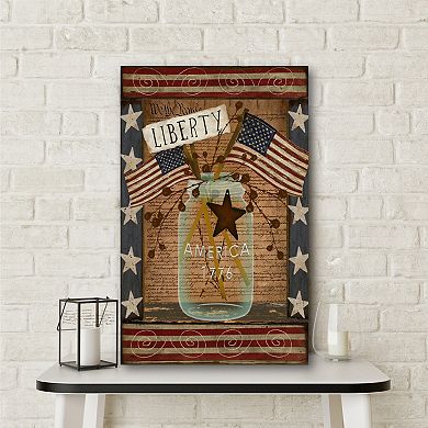 Courtside Market Liberty Mason Gallery-Wrapped Canvas