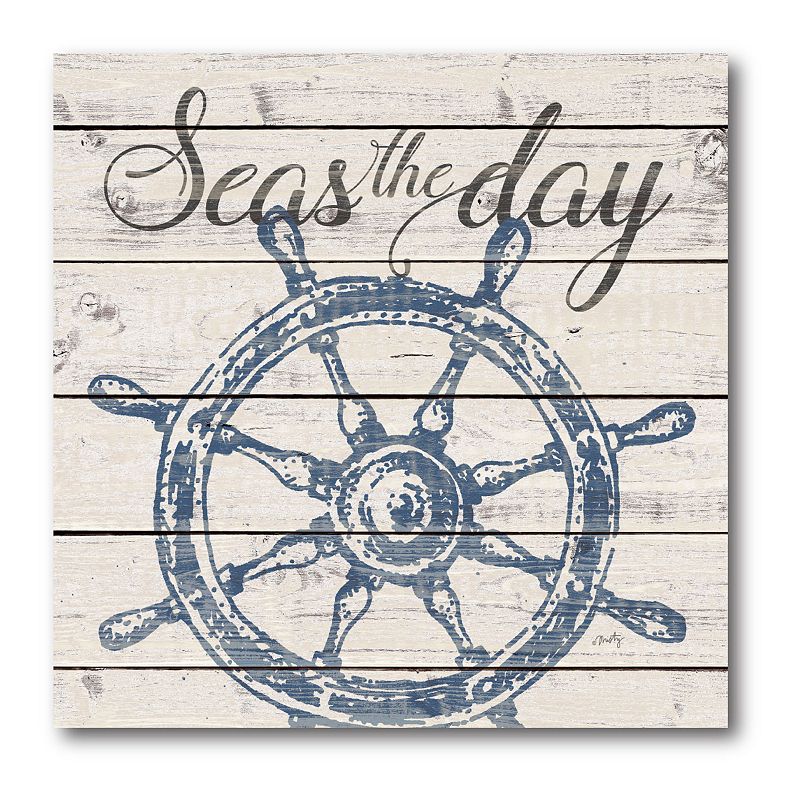 Courtside Market Seas The Day Gallery Canvas Wall Art, Multicolor, 16X16