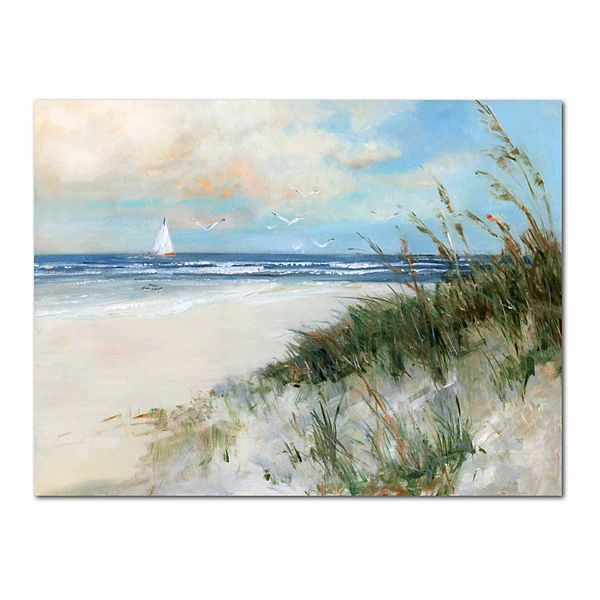 COURTSIDE MARKET Oak Island Sunrise Gallery Canvas Wall Art