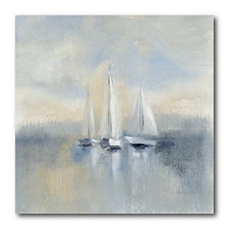 COURTSIDE MARKET Morning Sail I Blue Gallery Canvas Wall Art