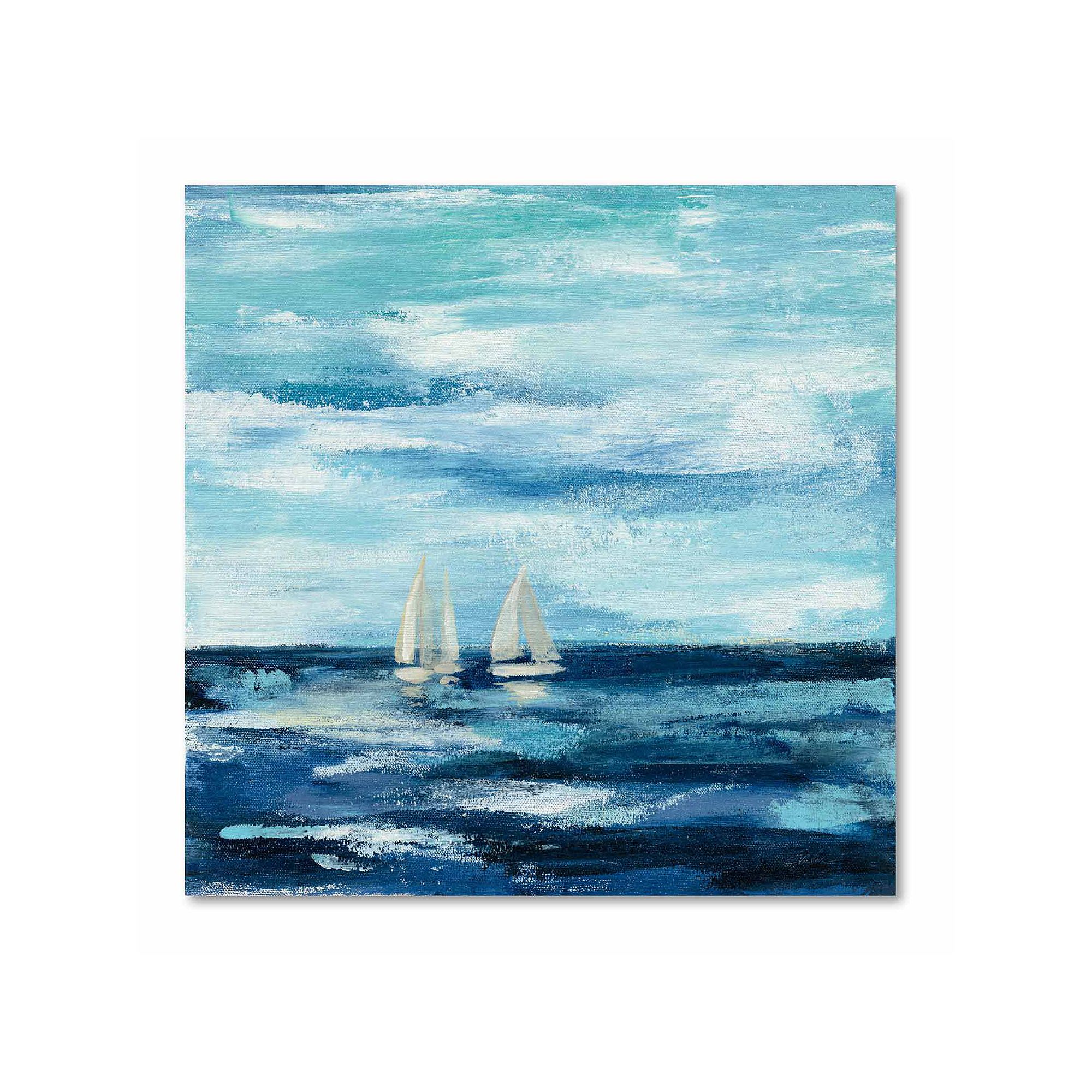 COURTSIDE MARKET Black Sea I Gallery Canvas Wall Art, Multi Color