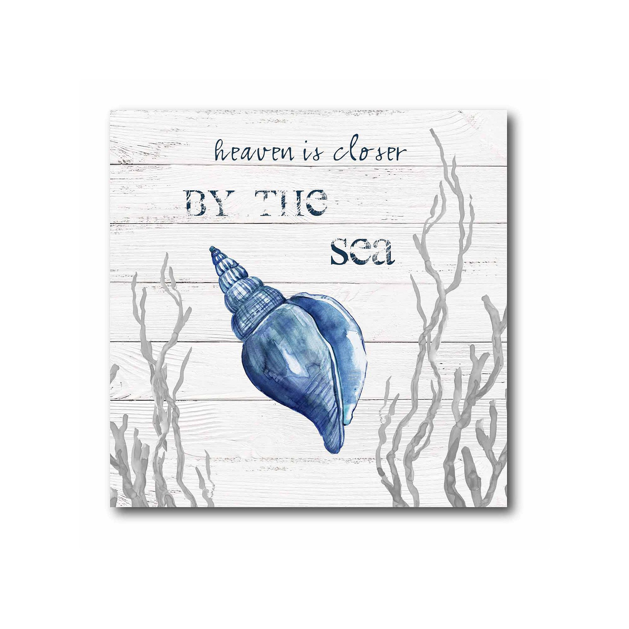 COURTSIDE MARKET Deep Blue Sea I Gallery Canvas Wall Art, Multi Color